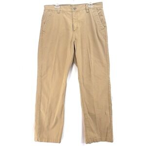 Royal Robbins Mens‎ Chino pants Flat Front 38x32 Khaki